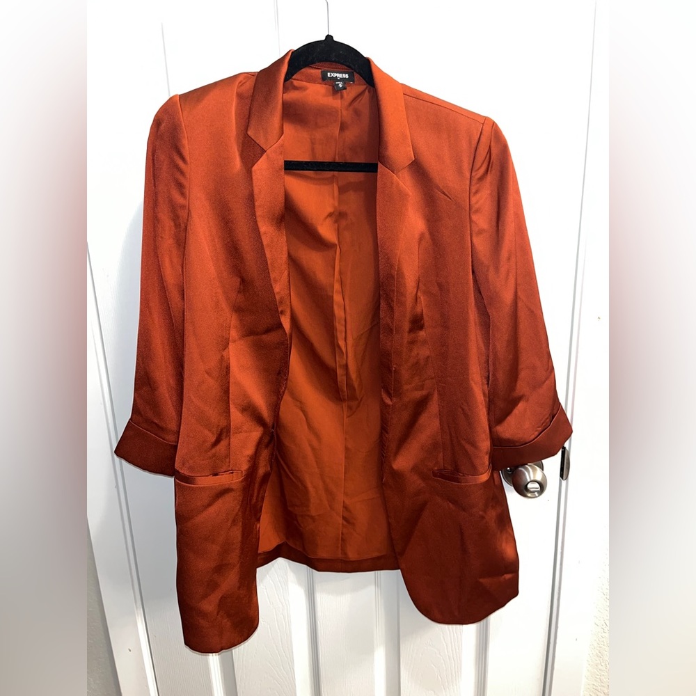 Burnt orange express medium blazer
